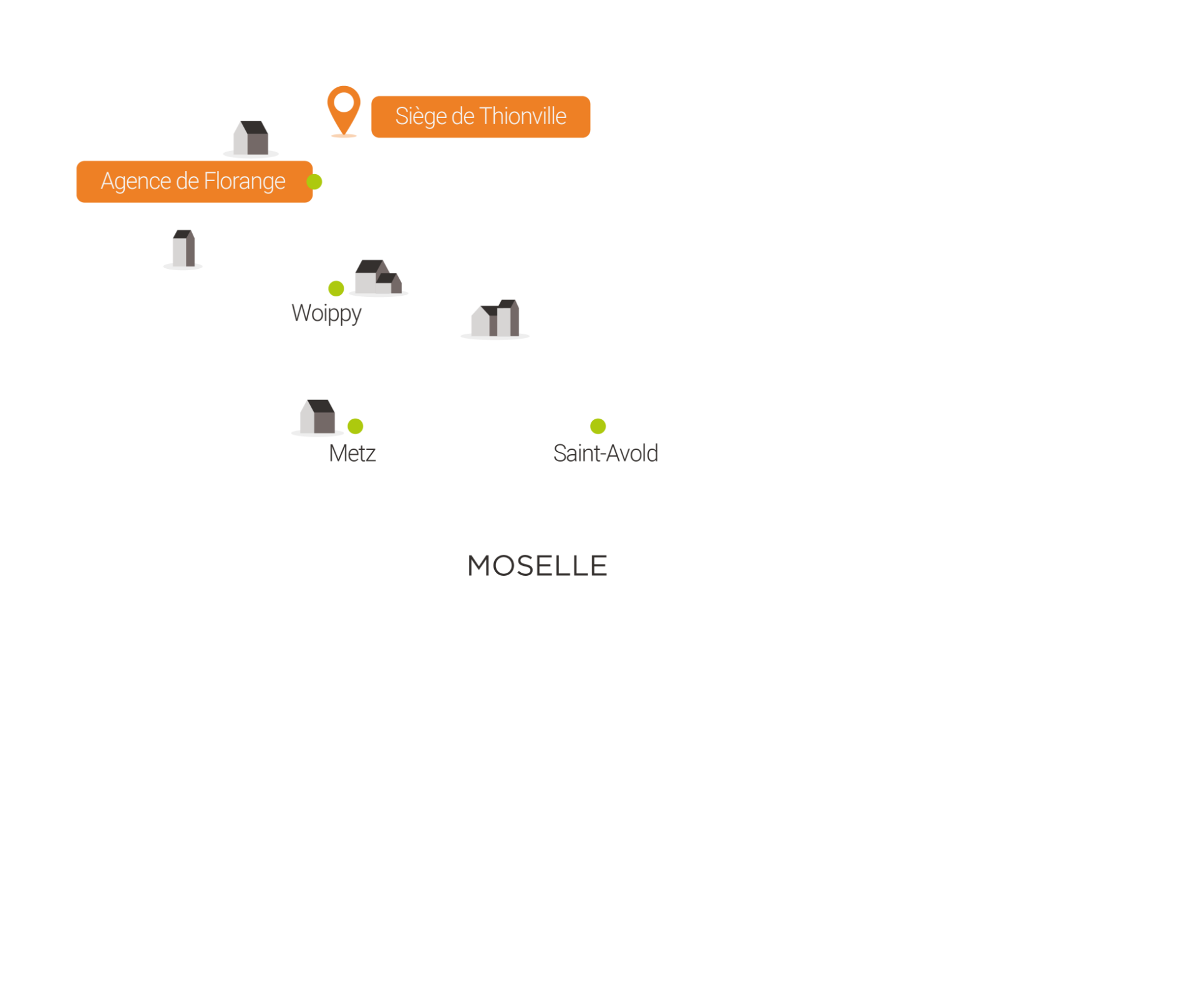 Concept Immobilier - Agence immobilière - Situation géographique - Florange, Moselle