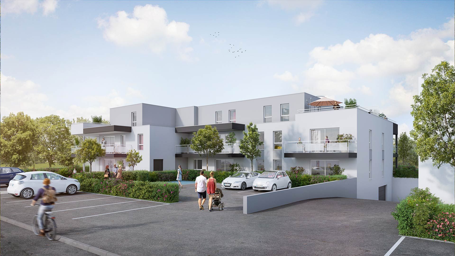Concept Immobilier - Les Jardin du Soleil - Appartements neufs à Saint-Julien-lès-Metz - Vue extérieure
